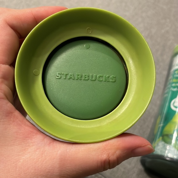 Starbucks Green Reduce Reuse Recycle Travel Coffee Mug Tumbler - Picture 8 of 8